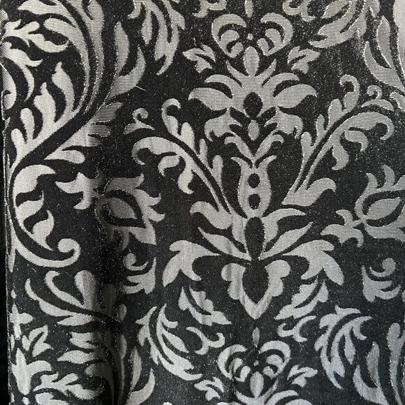 Final Touch Velvet Burnout Mini Dress Women Small Black Floral Whimsigoth Witchy - Picture 6 of 11